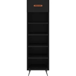 vidaXL Productos Del Hogar-Zapatero madera de ingeniería 30x35x105 cm