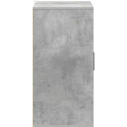 vidaXL Zapatero madera de ingeniería gris hormigón 60x35x70 cm Gris hormigón Discount