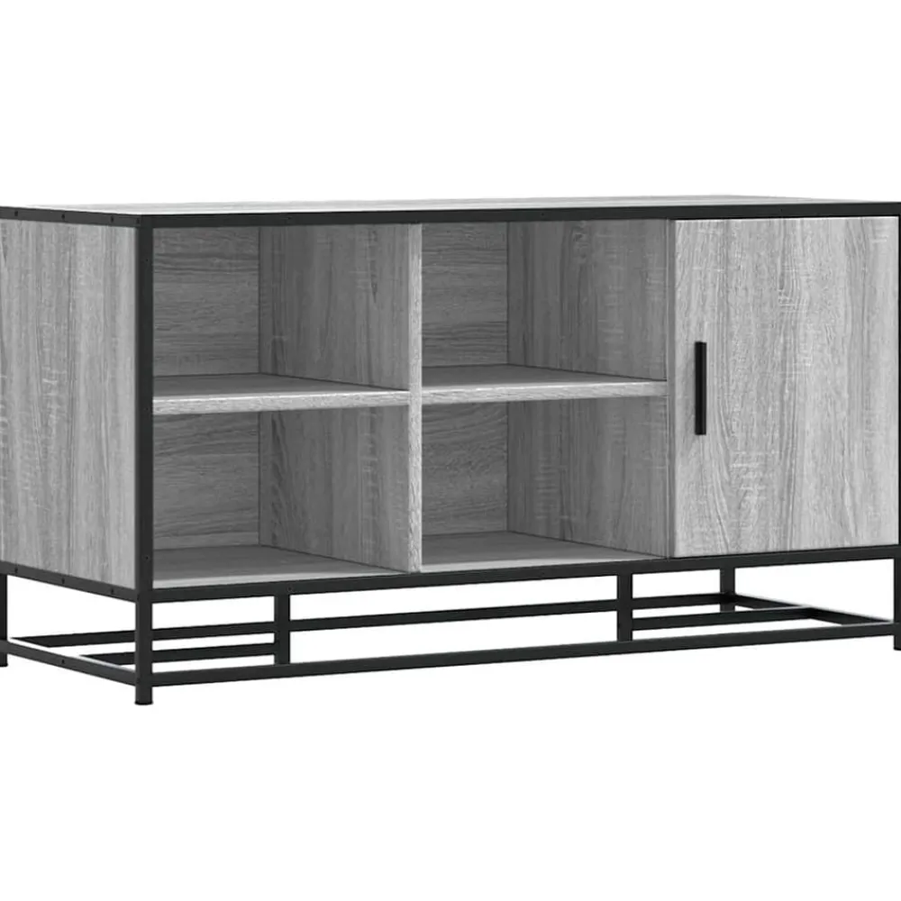 vidaXL Bancos-Zapatero madera de ingeniería 100x40x53,5 cm