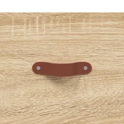 vidaXL Zapatero madera de ingeniería 102x35x55 cm Roble Sonoma Best