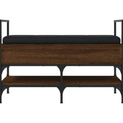 vidaXL Zapatero madera de ingeniería marrón roble 85,5x42x57,5cm Marrón roble Best