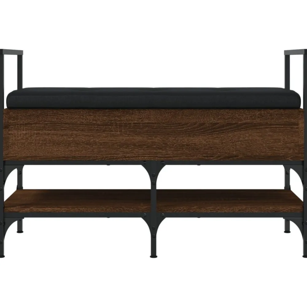 vidaXL Zapatero madera de ingeniería marrón roble 85,5x42x57,5cm Marrón roble Best