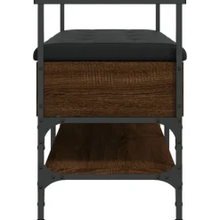 vidaXL Zapatero madera de ingeniería marrón roble 85,5x42x57,5cm Marrón roble Best