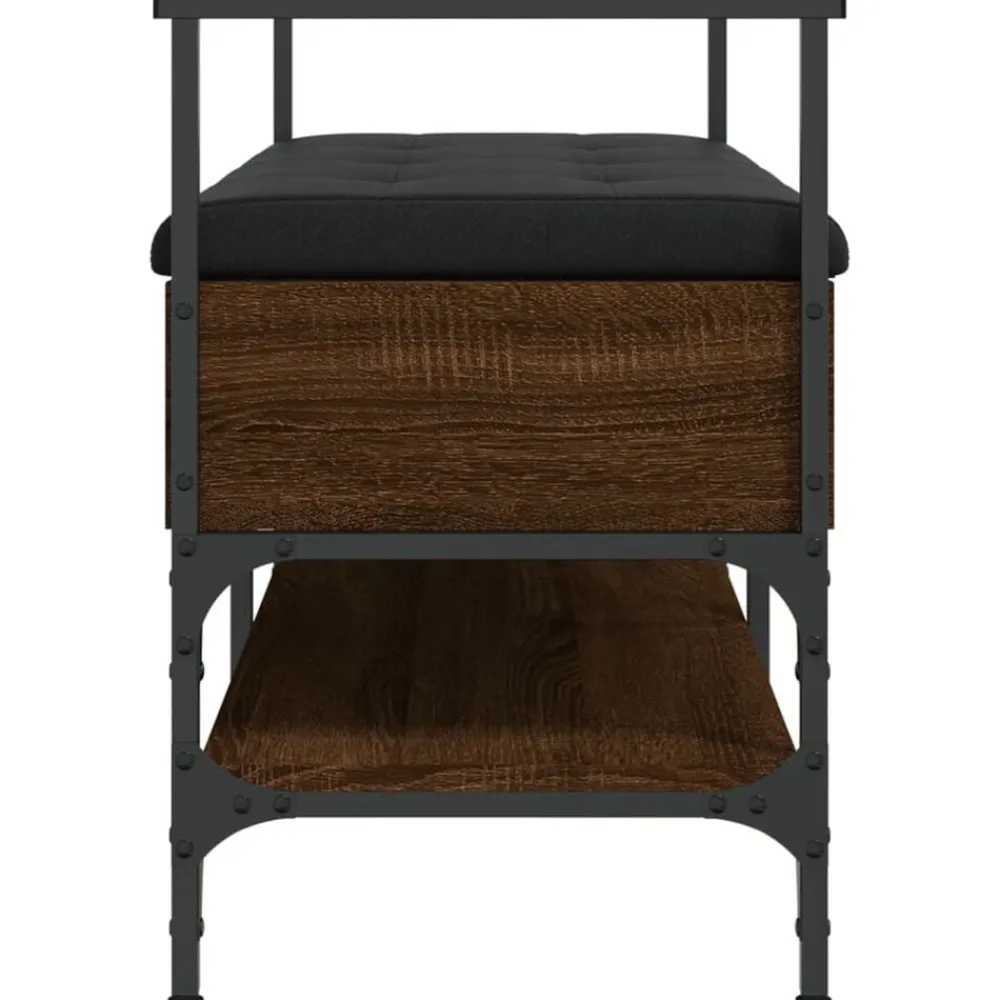 vidaXL Zapatero madera de ingeniería marrón roble 85,5x42x57,5cm Marrón roble Best