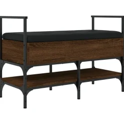vidaXL Zapatero madera de ingeniería marrón roble 85,5x42x57,5cm Marrón roble Best