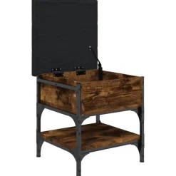 vidaXL Bancos-Zapatero madera de ingeniería 42x42x45 cm