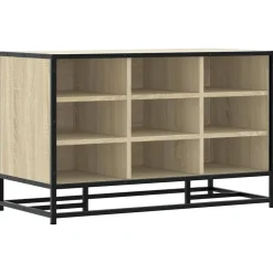 vidaXL Bancos-Zapatero madera de ingeniería 84x40x53,5 cm