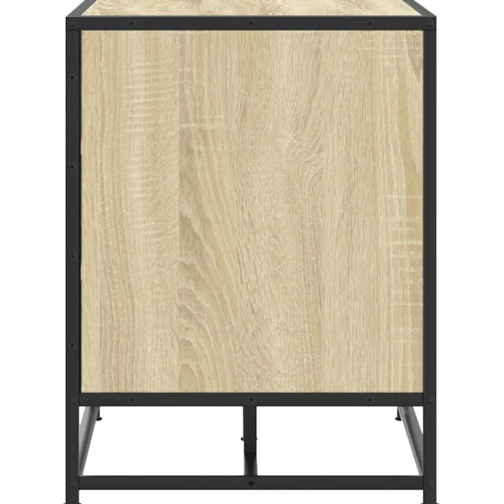 vidaXL Bancos-Zapatero madera de ingeniería 84x40x53,5 cm