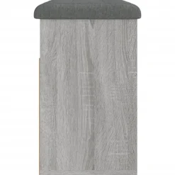 vidaXL Bancos-Zapatero madera de ingeniería 62x32x50 cm