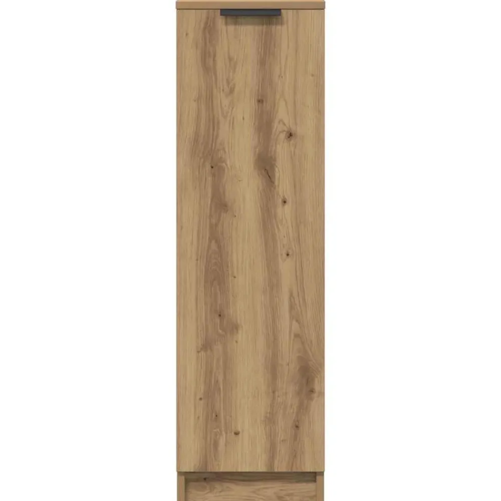 vidaXL Zapatero madera ingeniería 29,5x35x100,5cm Roble artisan