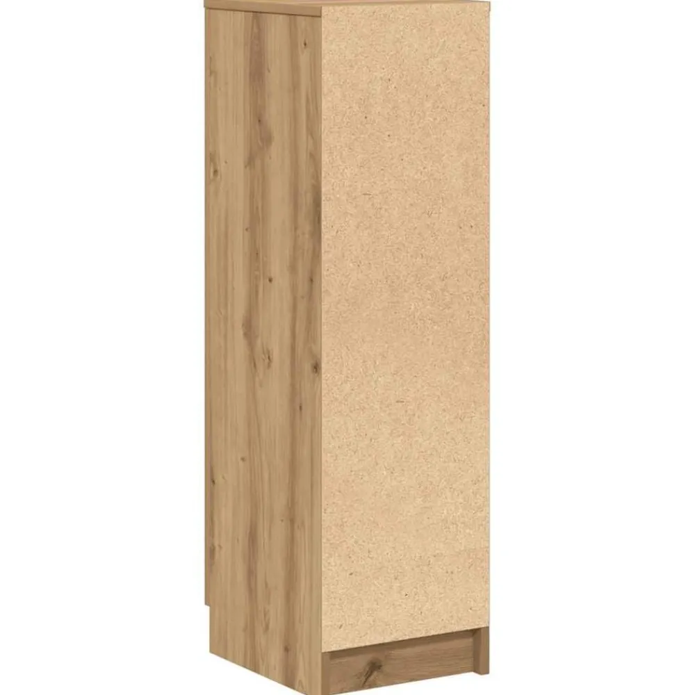 vidaXL Zapatero madera ingeniería 29,5x35x100,5cm Roble artisan