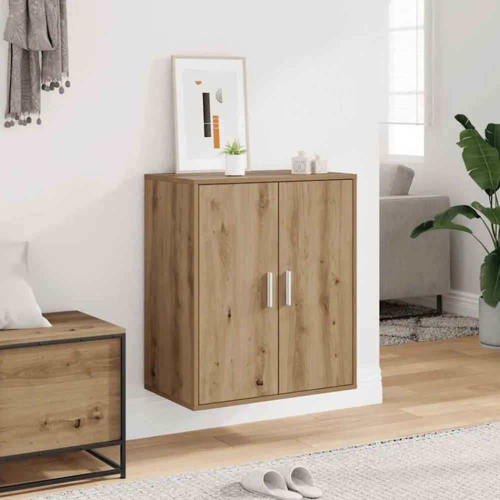 vidaXL Productos Del Hogar-Zapatero madera ingeniería 60x35x70 cm
