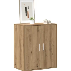 vidaXL Productos Del Hogar-Zapatero madera ingeniería 60x35x70 cm