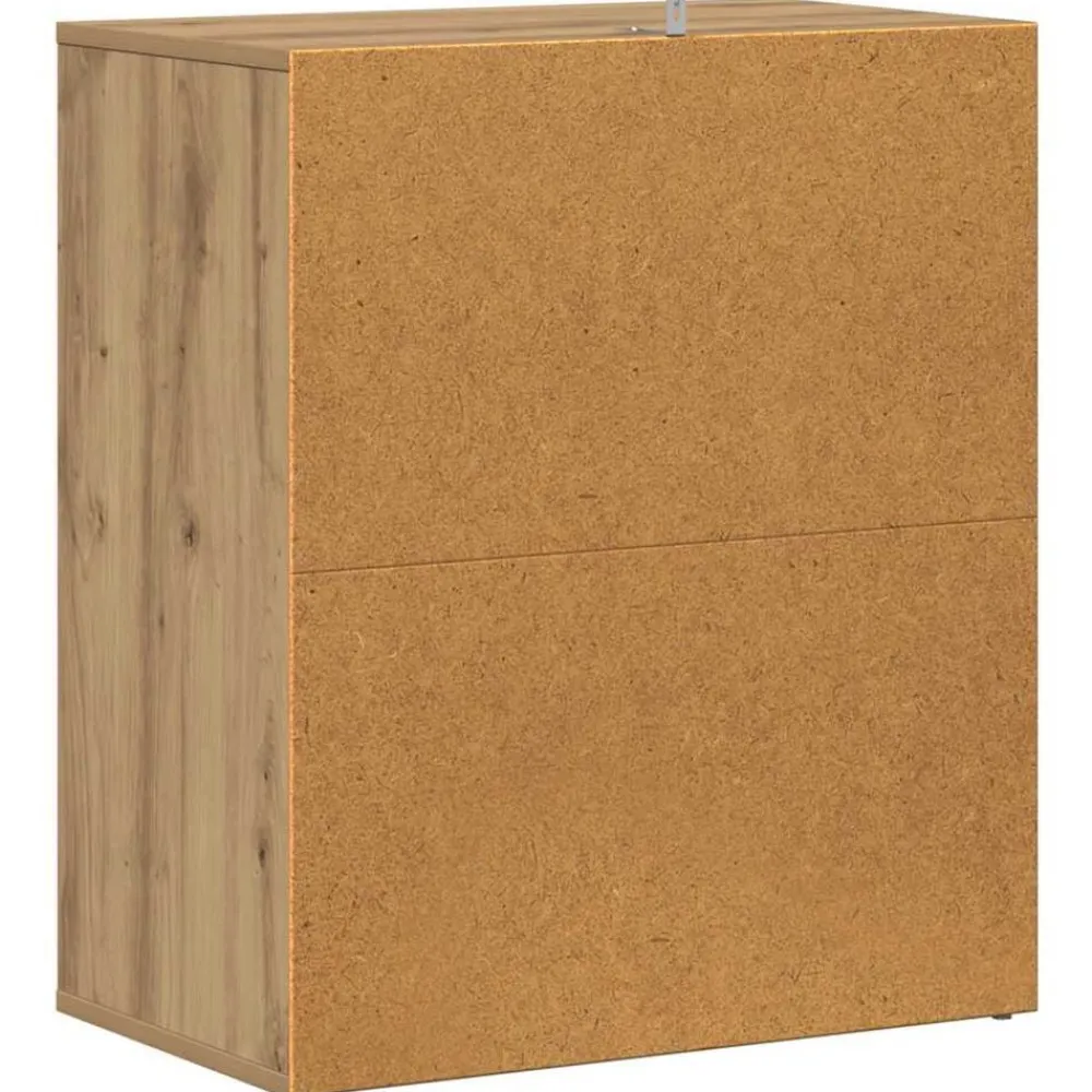 vidaXL Productos Del Hogar-Zapatero madera ingeniería 60x35x70 cm