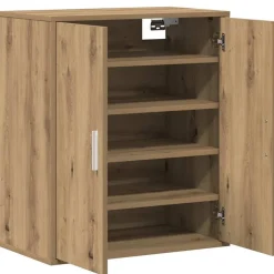 vidaXL Productos Del Hogar-Zapatero madera ingeniería 60x35x70 cm