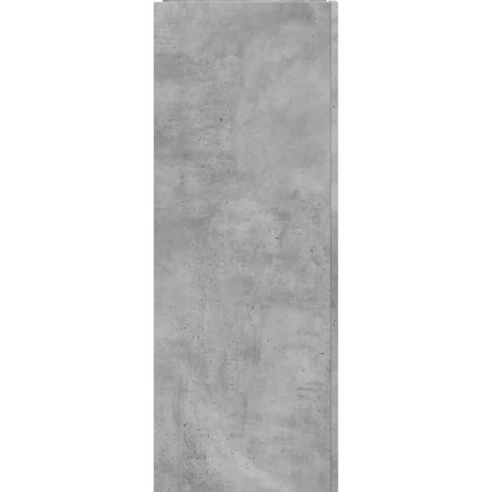 vidaXL Productos Del Hogar-Zapatero madera ingeniería gris hormigón 74,5x37,5x100cm