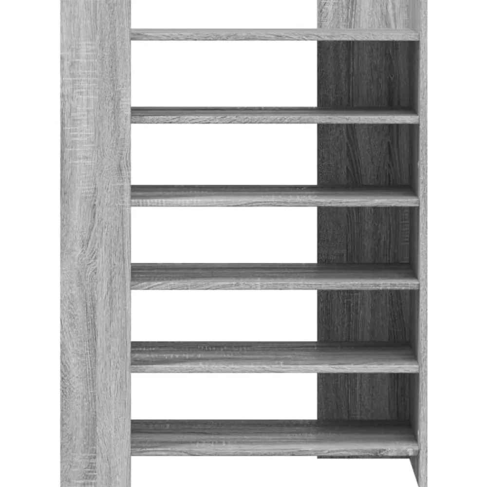 vidaXL Productos Del Hogar-Zapatero madera ingeniería 74,5x37,5x100 cm