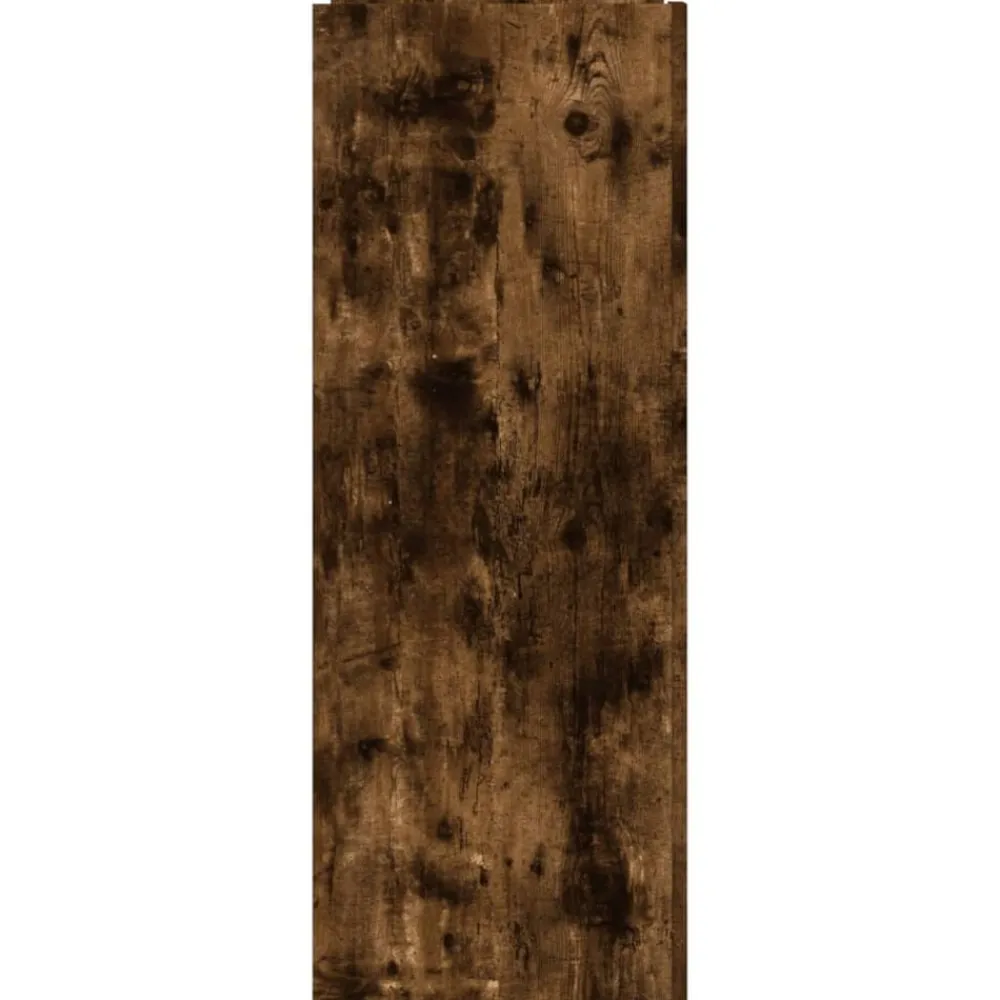 vidaXL Zapatero madera ingeniería roble ahumado 52x37,5x100 cm