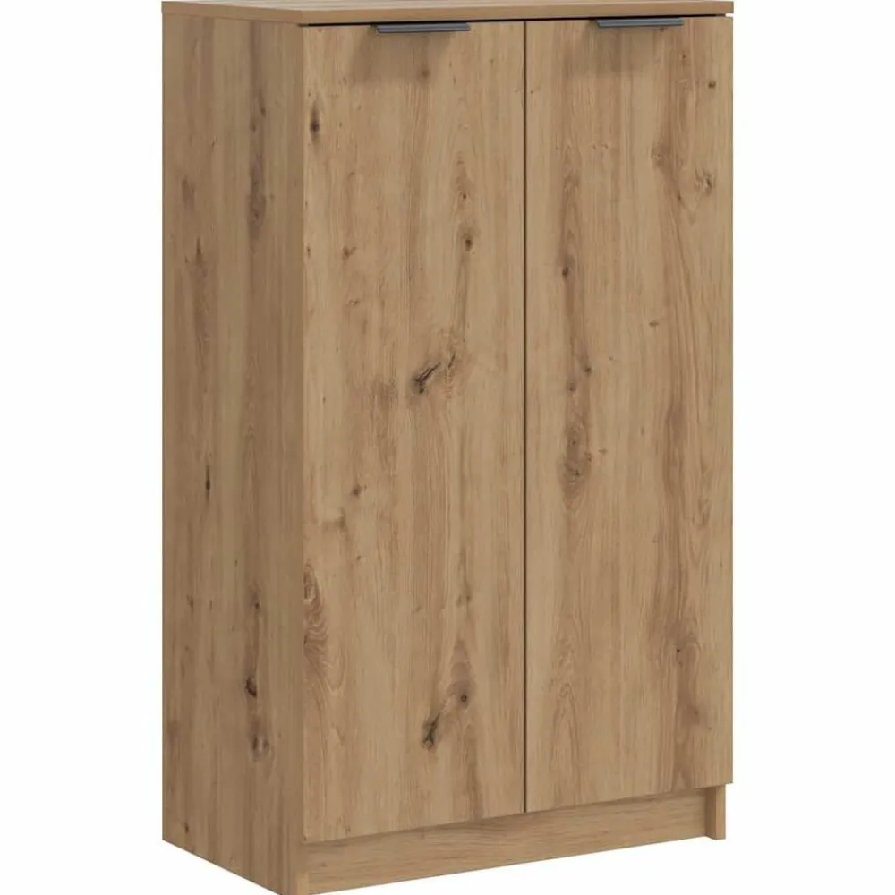 vidaXL Productos Del Hogar|Armarios Y Almacenamiento-Zapatero madera ingeniería roble artisian 59x35x100,5 cm