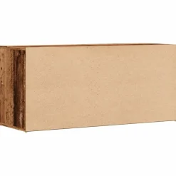 vidaXL Productos Del Hogar-Zapatero madera ingeniería madera envejecida 100x35x45 cm