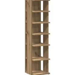 vidaXL Productos Del Hogar-Zapatero madera ingeniería 28x27x102 cm