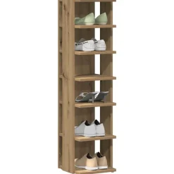 vidaXL Productos Del Hogar-Zapatero madera ingeniería 28x27x102 cm