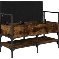 vidaXL Bancos-Zapatero madera ingeniería 85,5x42x57,5 cm