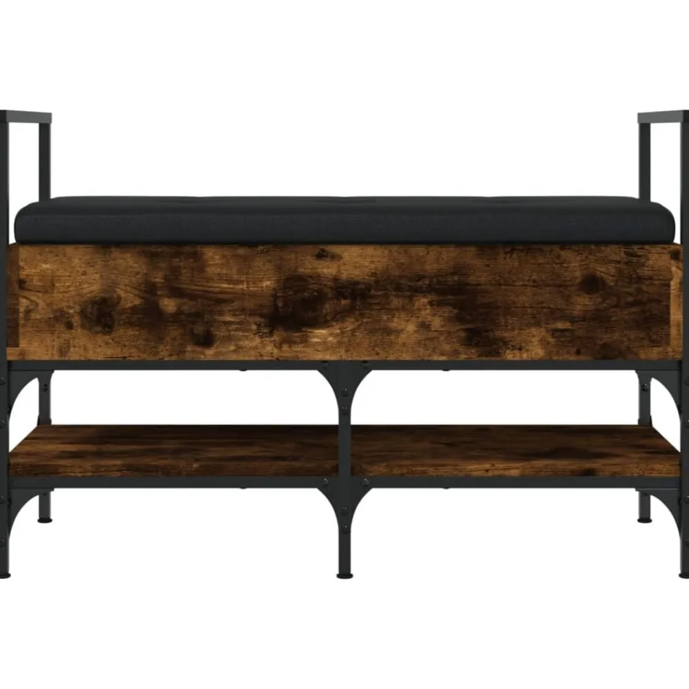 vidaXL Bancos-Zapatero madera ingeniería 85,5x42x57,5 cm
