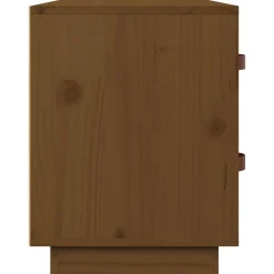 vidaXL Productos Del Hogar-Zapatero madera maciza de pino marrón miel 100x34x45 cm