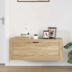 vidaXL Productos Del Hogar-Zapatero pared contrachapada 100x35x38 cm