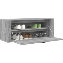 vidaXL Productos Del Hogar-Zapatero pared contrachapada 100x35x38 cm