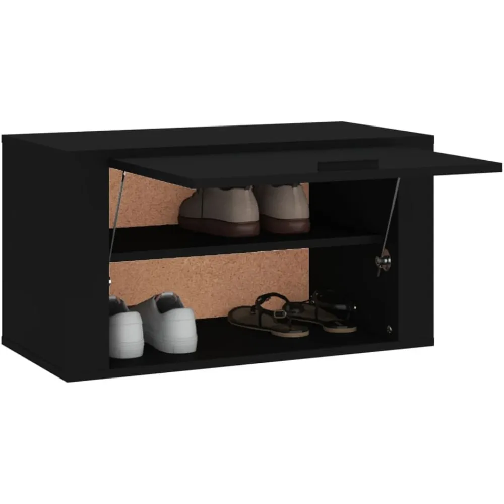 vidaXL Productos Del Hogar-Zapatero pared madera contrachapada 70x35x38 cm