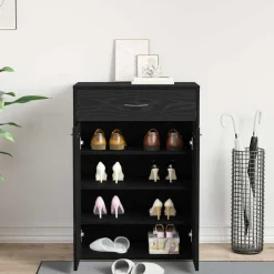 vidaXL Productos Del Hogar-Zapatero 60 x 35 x 84 cm Madera contrachapada