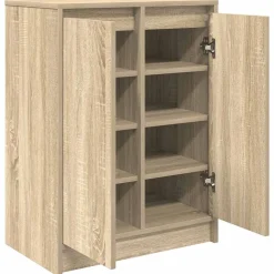 vidaXL Productos Del Hogar-Zapatero 57x34x76 cm Madera de ingeniería