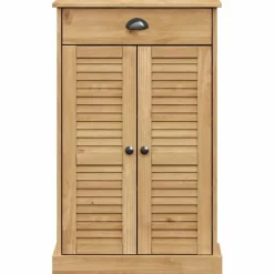 vidaXL Productos Del Hogar-Zapatero VIGO madera maciza de pino 60x35x96 cm