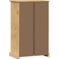 vidaXL Productos Del Hogar-Zapatero VIGO madera maciza de pino 60x35x96 cm