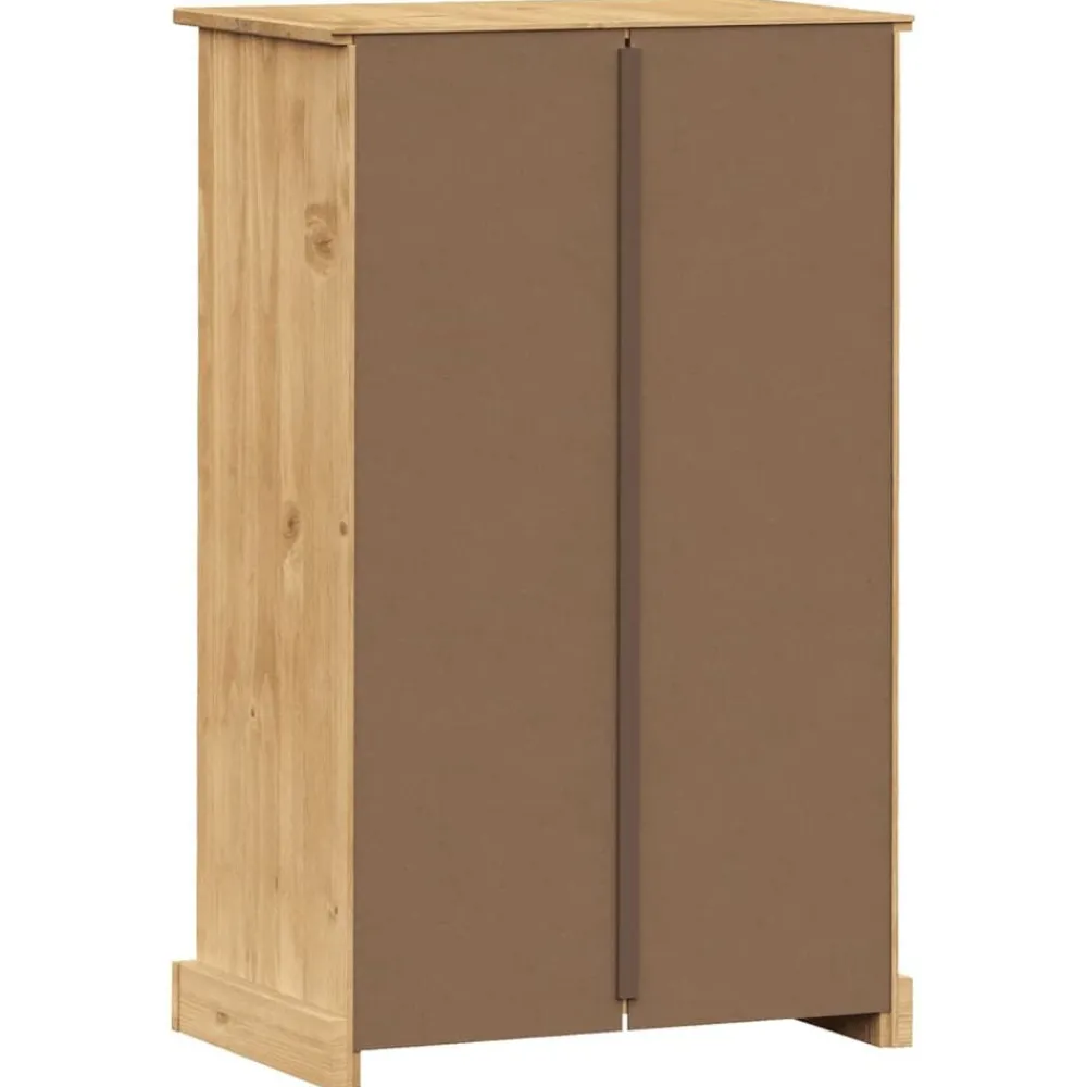 vidaXL Productos Del Hogar-Zapatero VIGO madera maciza de pino 60x35x96 cm
