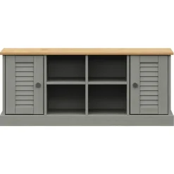 vidaXL Bancos-Zapatero VIGO madera maciza de pino 106x35x45 cm