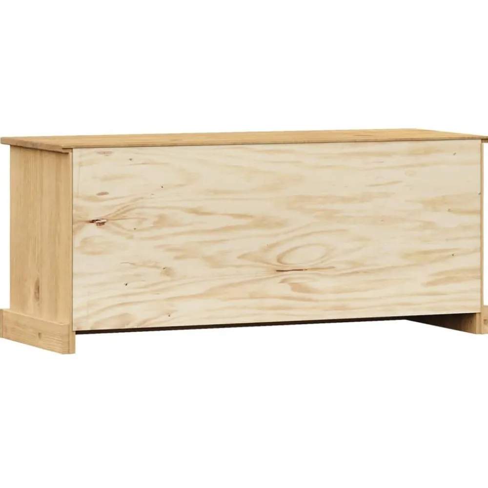 vidaXL Bancos-Zapatero VIGO madera maciza de pino 106x35x45 cm