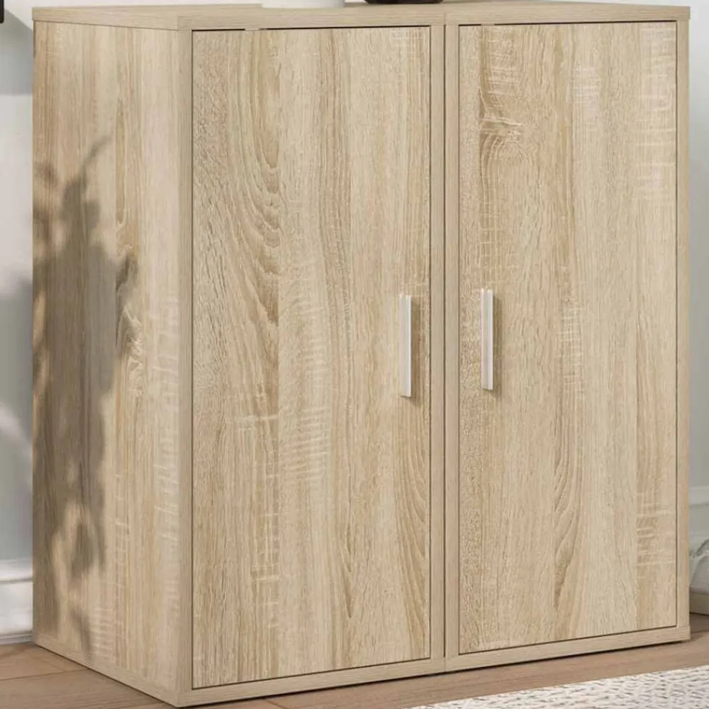 vidaXL Zapateros 2 uds contrachapado 32x35x70 cm Roble Sonoma Outlet