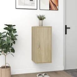 vidaXL Zapateros 2 uds contrachapado 32x35x70 cm Roble Sonoma Outlet