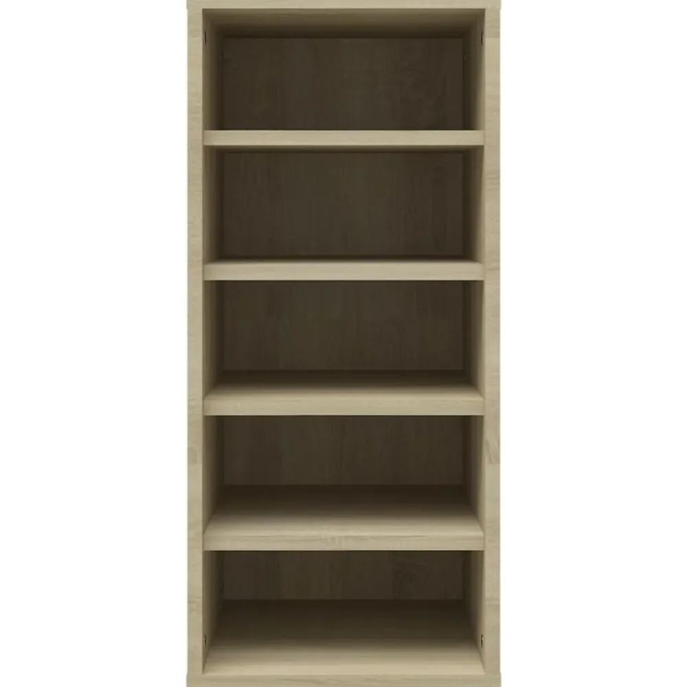 vidaXL Zapateros 2 uds contrachapado 31,5x35x70cm Roble Sonoma Best