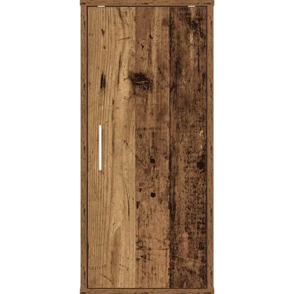 vidaXL Productos Del Hogar-Zapateros 2 uds madera ingeniería envejecida 32x35x70cm