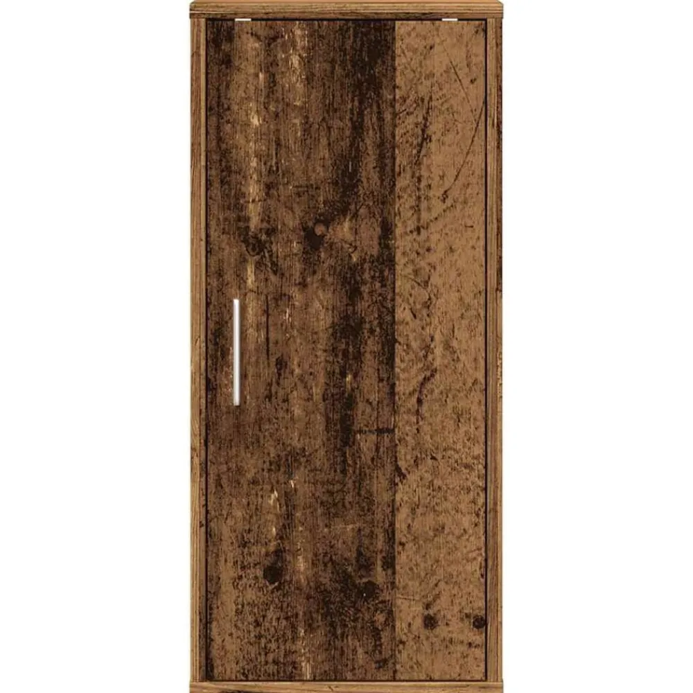 vidaXL Productos Del Hogar-Zapateros 2 uds madera ingeniería envejecida 32x35x70cm
