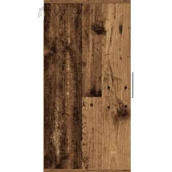 vidaXL Productos Del Hogar-Zapateros 2 uds madera ingeniería envejecida 32x35x70cm