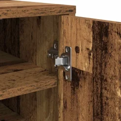 vidaXL Productos Del Hogar-Zapateros 2 uds madera ingeniería envejecida 32x35x70cm