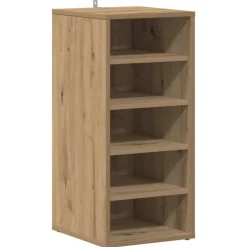 vidaXL Zapateros 2 uds madera 32x35x70 cm Roble artisan Hot