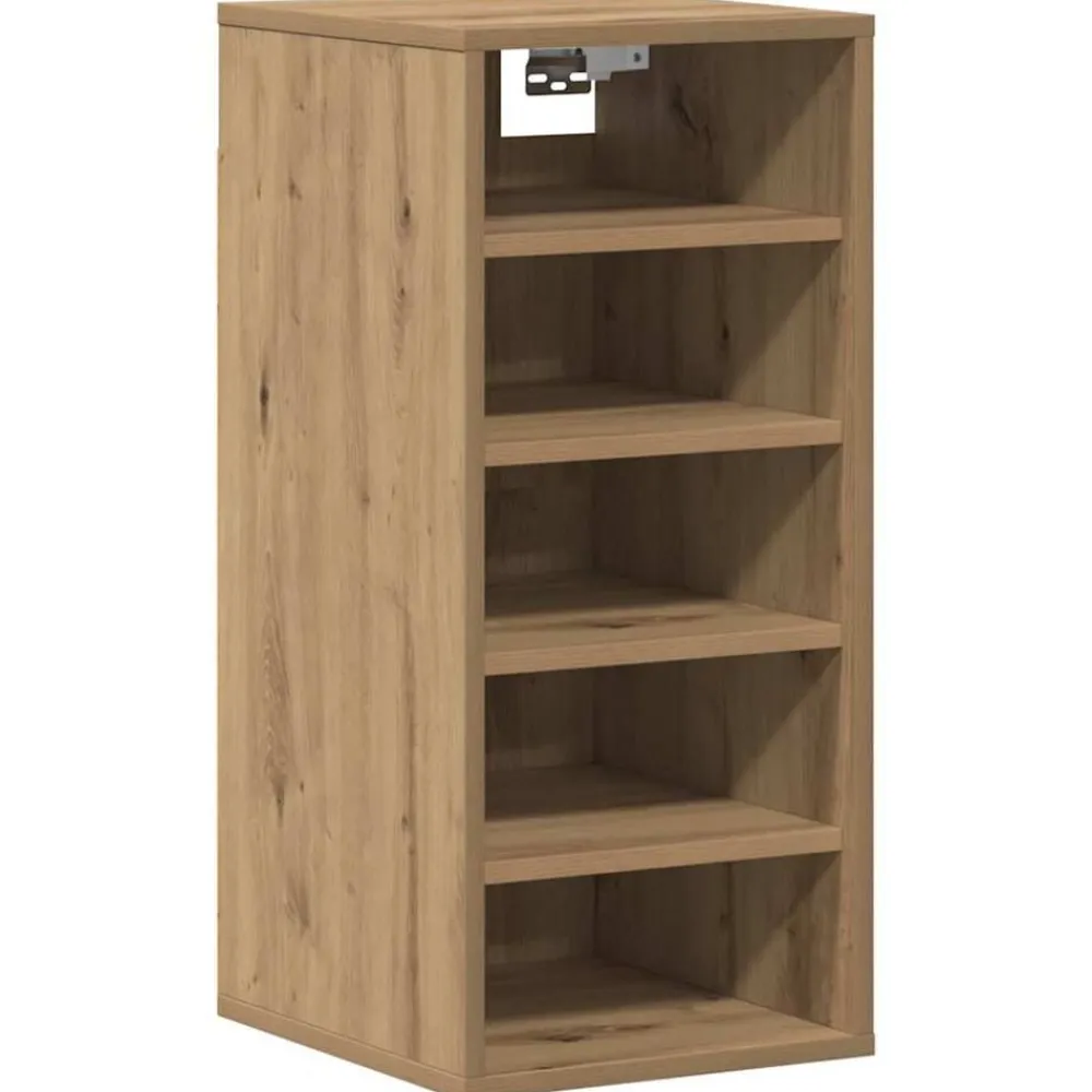vidaXL Zapateros 2 uds madera 32x35x70 cm Roble artisan Hot