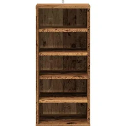 vidaXL Zapateros 2 uds madera ingeniería envejecida 32x35x70cm Madera antigua Outlet