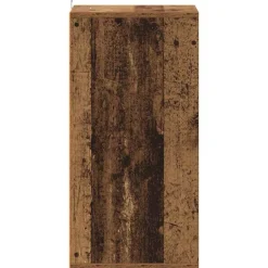 vidaXL Zapateros 2 uds madera ingeniería envejecida 32x35x70cm Madera antigua Outlet